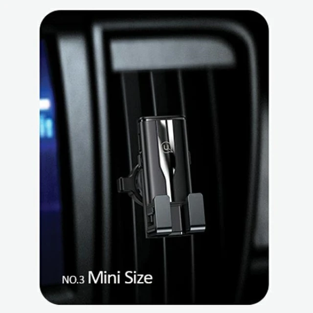 Автотримач Usams ZJ058 Retractable Gravity Car Holder Black (ZJ058ZJ01)