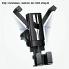 Автотримач Usams ZJ058 Retractable Gravity Car Holder Black (ZJ058ZJ01)