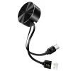 Кабель Usams U-Bin USB-C 1m 2A Чорний (TCUSBZH01)
