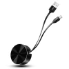 Кабель Usams U-Bin USB-C 1m 2A Чорний (TCUSBZH01)
