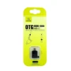 Адаптер Usams A1 micro USB - USB OTG 2.0 Чорний (SJ187MU01)
