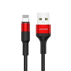 Кабель Usams US-SJ220 U5 USB-A to Lightning 2A 1.2m Red (SJ220IP02)