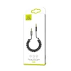 Кабель Usams SJ256 AUX Spring Audio 3.5mm to Audio 3.5mm 1.2m Black (SJ256YP01)