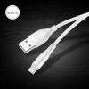Кабель Usams US-SJ268 U18 FC USB-A to Micro-USB 2A 1m White (SJ268USB02)