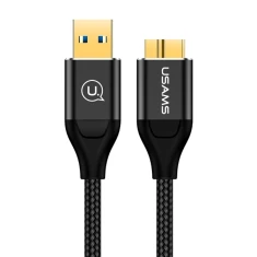 Кабель Usams U19 USB-A to micro USB-B 2 m Black (SJ273USB01)