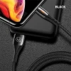 Кабель Usams US-SJ344 U-Tone Power-off FC USB-A to Lightning 2A 1.2m Black (SJ344USB01)