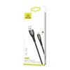 Кабель Usams US-SJ344 U-Tone Power-off FC USB-A to Lightning 2A 1.2m Black (SJ344USB01)