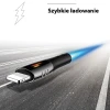Кабель Usams US-SJ344 U-Tone Power-off FC USB-A to Lightning 2A 1.2m Black (SJ344USB01)
