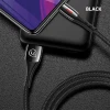 Кабель Usams US-SJ346 U-Tone Power-off FC USB-A to Micro-USB 2A 1m Black (SJ346USB01)
