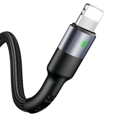 Кабель Usams US-SJ311 U26 FC USB-A to Lightning 2A 1m Black (SJ311USB01/SJ311IP01)