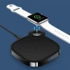 Бездротова зарядка Usams 2в1 для Apple Watch та Smartphone Black (CD89JN01)