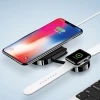 Бездротова зарядка Usams 2в1 для Apple Watch та Smartphone Black (CD89JN01)