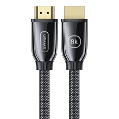 Кабель Usams US-SJ497 U67 HDMI to HDMI 2.1 8K HD 2m Black (SJ497HD01)