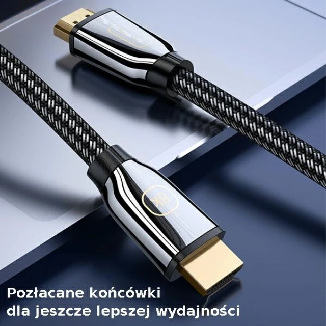 Кабель Usams US-SJ497 U67 HDMI to HDMI 2.1 8K HD 2m Black (SJ497HD01)