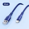 Кабель Usams US-SJ500 U68 FC USB-A to Lightning 2A 1m Blue (SJ500USB03)