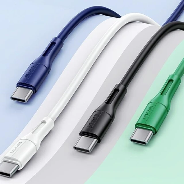Кабель Usams US-SJ501 U68 FC USB-A to USB-C 2A 1m Blue (SJ501USB03)
