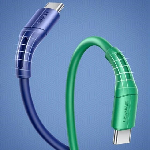 Кабель Usams US-SJ501 U68 FC USB-A to USB-C 2A 1m Blue (SJ501USB03)