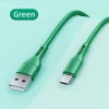 Кабель Usams US-SJ502 U68 FC USB-A to Micro-USB 2A 1m Green (SJ502USB04)