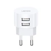 Мережевий зарядний пристрій Usams US-CC080 T20 2xUSB-A 2.1A White (CC80TC01)