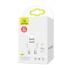 Мережевий зарядний пристрій Usams US-CC080 T20 2xUSB-A 2.1A White (CC80TC01)