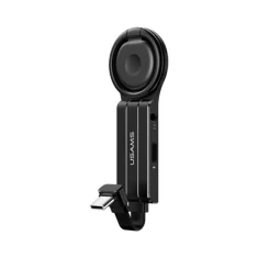 Адаптер Usams SJ359 AU11 2-in-1 USB-C to USB-C | Audio 3.5mm with Ring Holder Black (SJ359TC01)