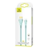 Кабель Usams US-SJ360 U33 FC USB-A to Lightning 2A 1.2m Cyan (SJ360USB02)