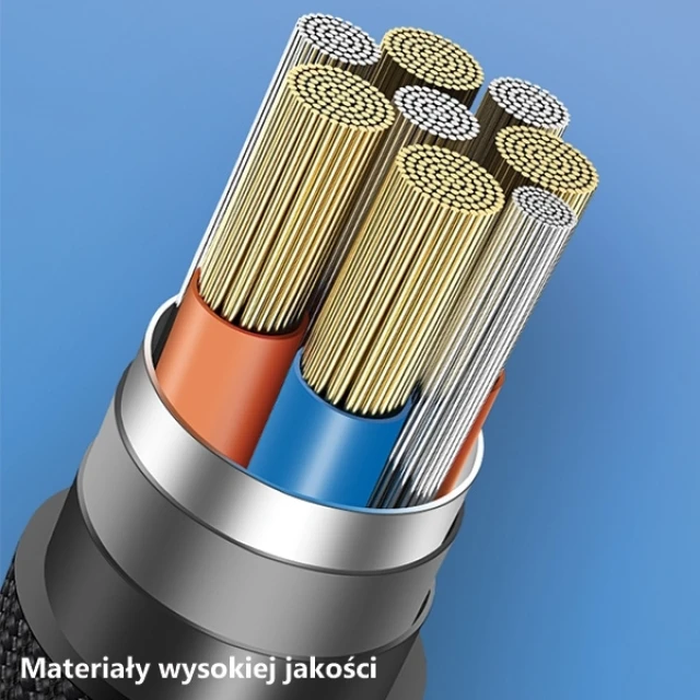 Кабель Usams US-SJ360 U33 FC USB-A to Lightning 2A 1.2m Cyan (SJ360USB02)