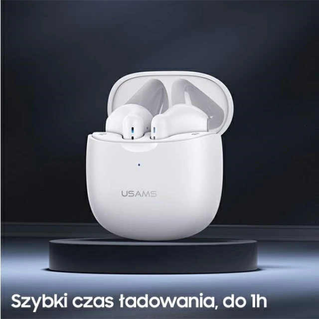 Бездротові навушники Usams IA04 TWS Bluetooth 5.0 White (BHUIA02)