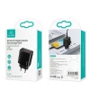 Мережевий зарядний пристрій Usams US-CC133 T40 PD/QC 20W USB-C | USB-A Black (CC133TC01)