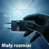 Мережевий зарядний пристрій Usams US-CC137 T41 GaN 47W PD/QC USB-C | USB-A Black (CC137TC01)