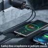 Мережевий зарядний пристрій Usams US-CC137 T41 GaN 47W PD/QC USB-C | USB-A Black (CC137TC01)