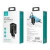 Мережевий зарядний пристрій Usams US-CC137 T41 GaN 47W PD/QC USB-C | USB-A Black (CC137TC01)
