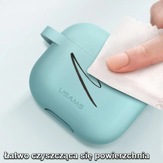 Чохол для навушників Usams Silicone Case для Apple AirPods 3 Black (BH741AP01)