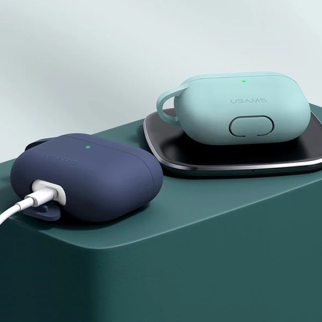 Чохол для навушників Usams Silicone Case для Apple AirPods 3 Black (BH741AP01)