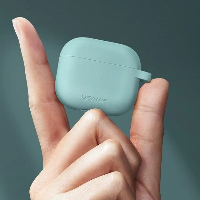 Чохол для навушників Usams Silicone Case для Apple AirPods 3 Pink (BH741AP03)
