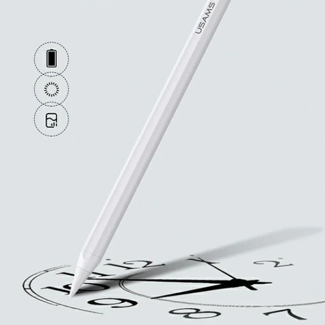 Стилус Usams ZB223 Active Touch Screen White (ZB223DRB01)