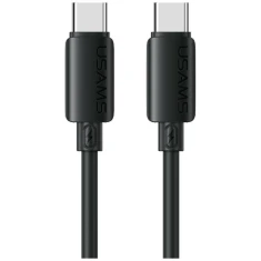 Кабель Usams U98 30W 3A Silicone Fast Charging USB-C to Lightning Black (SJ788USB01)