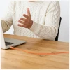 Кабель Usams U98 30W 3A Silicone Fast Charging USB-C to Lightning White (SJ788USB02)