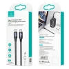 Кабель Usams US-SJ526 U71 PD | FC USB-C to USB-C 100W 3m Black (SJ526USB01)