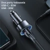 Автомобільний зарядний пристрій Usams US-CC146 C26 PD/QC 95W USB-C | USB-A Black (CC146TC01)