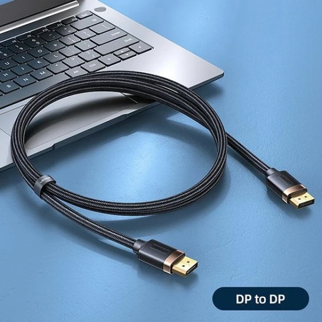 Кабель Usams US-SJ531 U74 DisplayPort 4K 1.4 HD 2m Black (SJ531HD01)