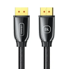 Кабель Usams US-SJ533 U75 DisplayPort 8K 1.4 HD 3m Black (SJ533DP01)