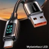 Кабель Usams US-SJ544 U78 LED FC USB-A to USB-C 6A 1.2m White (SJ544USB02)