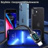 Кабель Usams US-SJ545 U78 LED PD | FC USB-C to Lightning 20W 1.2m Silver/Black (SJ545USB02)