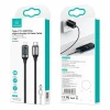 Кабель Usams US-SJ545 U78 LED PD | FC USB-C to Lightning 20W 1.2m Silver/Black (SJ545USB02)