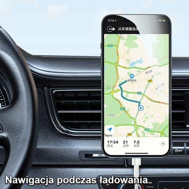 Автотримач з функцією бездротової зарядки Usams CD170 15W Magnetic Car Wireless Charging Grey (CD170DZ01)