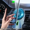 Автотримач з функцією бездротової зарядки Usams CD170 15W Magnetic Car Wireless Charging Grey (CD170DZ01)