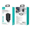 Мережевий зарядний пристрій Usams US-CC153 T47 PD/QC 65W USB-C | USB-A Black (CC153TC01)
