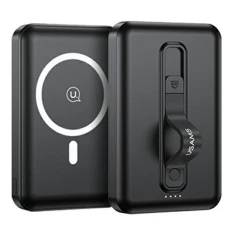 Портативний зарядний пристрій Usams PB64 Magnetic Wireless Fast Charge 20W 10000mAh QC3.0/PD3.0 Black with MagSafe (10KCD17301)