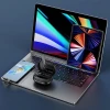 Бездротовий петличний мікрофон Usams ZB247 ENC 2.4G Wireless Lavalier Microphone USB-C with 2xAdapters Black (ZB247MKF01)